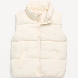 Cream Puffer Vest